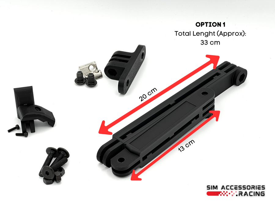 Hue Play Light Bar, Govee Lights Sim Racing Mount, Cockpit Mount for Hue Lights, 8040 8020 Aluminium Extrusion sim racing lights mount, Hue Play Bar