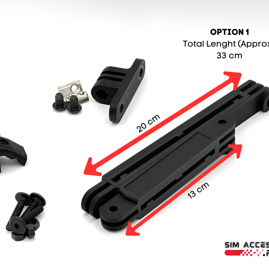Hue Play Light Bar, Govee Lights Sim Racing Mount, Cockpit Mount for Hue Lights, 8040 8020 Aluminium Extrusion sim racing lights mount, Hue Play Bar