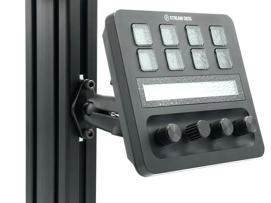 Stream Deck Plus Mount for Sim Racing - RAM Mount for Aluminium Cockpits