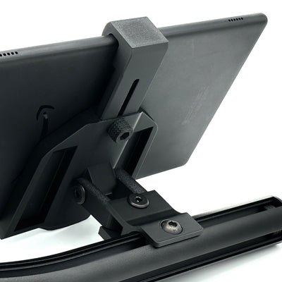 Tablet Mount for Fanatec ClubSport GT Cockpit – 3D Printed Dual-Axis Adjustable Mount for Sim Racing Telemetry & Dashboards