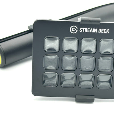 Stream Deck Mount for Fanatec ClubSport GT Cockpit — MK1, MK2 & Scissor Keys Compatible