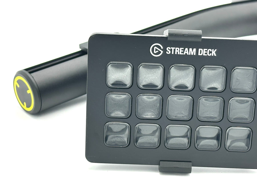 Stream Deck Mount for Fanatec ClubSport GT Cockpit — MK1, MK2 & Scissor Keys Compatible