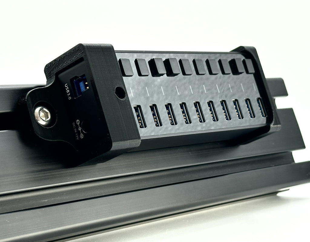 Sabrent Mount 10 USB Hub Sim Racing Mount, USB Mount Aluminium Cockpit ...