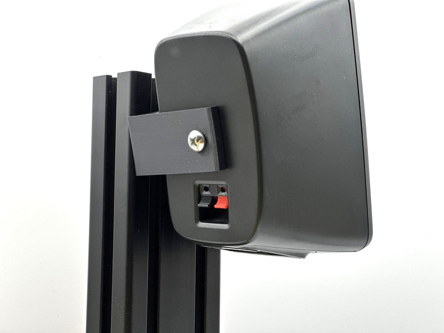 Minimal Z906 Mounts - Sim Racing Z906 Speakers Mounts, Cockpit 8040 8020 Mount for Logitech Z906 speakers, Sim Rig Upgrade, Flight Sim Rig