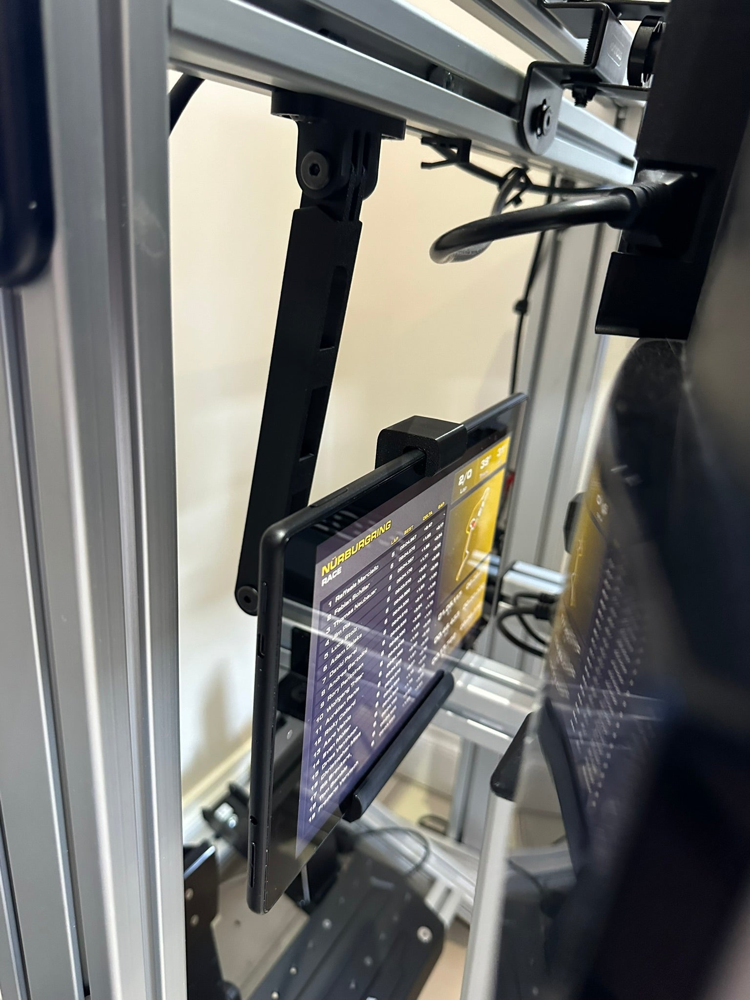 Chunky Tablet Mount Arms - Sim Racing Tablet Holder, Tablet Holder Sim ...