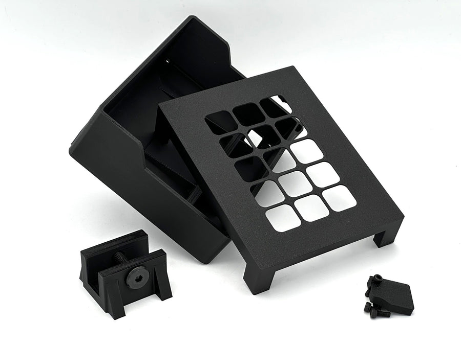 StreamDeck Enclosure MK2 Mount for Aluminium Profile Extrusions 4080 3060, Stream Deck Sim Racing Case, streamdeck enclosure, Sim Rig Stream