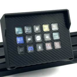 StreamDeck Enclosure MK2 Mount for Aluminium Profile Extrusions 4080 3060, Stream Deck Sim Racing Case, streamdeck enclosure, Sim Rig Stream