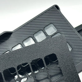 Vertical and Asymmetric StreamDeck Enclosure MK2 Mount for Aluminium Profile Extrusions 4080, Stream Deck Sim Racing Case