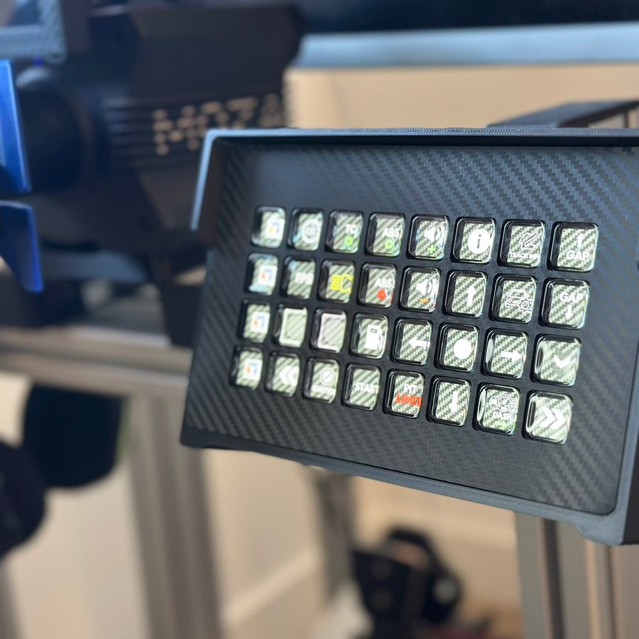 Stream Deck XL Sim Racing Mount – Button Box Enclosure for 8040 Rigs ...