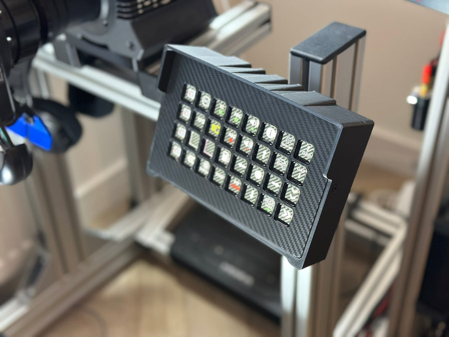 Custom Racing Sim Enclosure Stream Deck XL Sim Racing Mount – Button Box Enclosure for 8040 Rigs ...