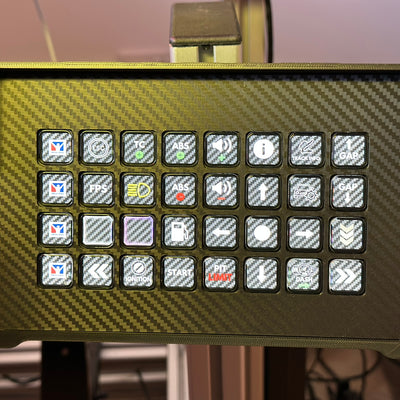 Stream Deck XL Enclosure - StreamDeck Mount: Adjustable Sim Racing Case