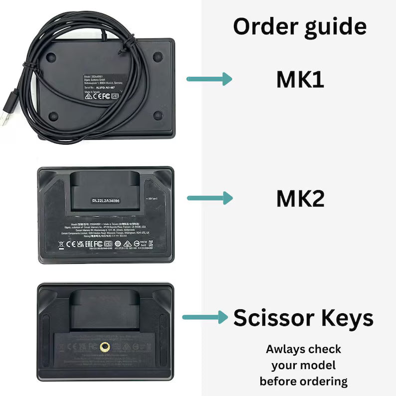 Stream Deck Mount for Fanatec ClubSport GT Cockpit — MK1, MK2 & Scissor Keys Compatible