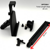 Chunky Tablet Mount Arms - Sim Racing Tablet Holder, Tablet Holder Sim Racing, Sim Rig Cockpit Tablet Stand, Tablet Support