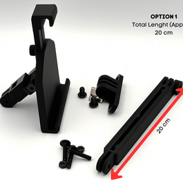 Chunky Tablet Mount Arms - Sim Racing Tablet Holder, Tablet Holder Sim Racing, Sim Rig Cockpit Tablet Stand, Tablet Support