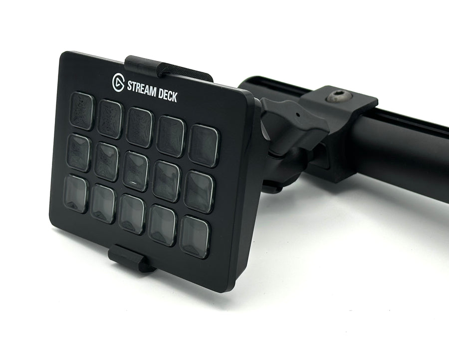 Stream Deck Mount for Fanatec ClubSport GT Cockpit — MK1, MK2 & Scissor Keys Compatible