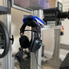 Sim Racing Headphone & Gloves Holder - Profile Mount for sim racing gloves and VR headset, cable management