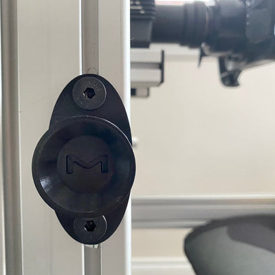 MOZA Quick Release for Steering Wheel Black add for sim racers great to display the secorday steering wheel. CS GS FSR Wheel and RS Steering QR wall mount and Aluminium Profile Mount. Bolts M8 Frame holder MOZA. Mount for Alu Cockpits MOZA Upgrade