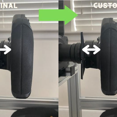 MOZA Racing Custom Shifters. Upgrade shifters MOZA GS Sterring Wheel