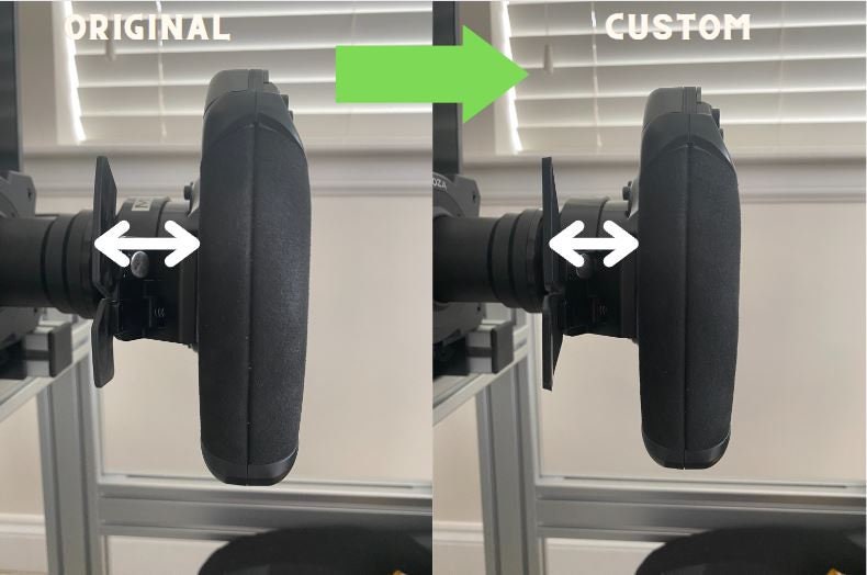 MOZA Racing GS Steering Wheel Shifter Upgrade Kit. Child friendly MOZA Steering wheel closer shifters