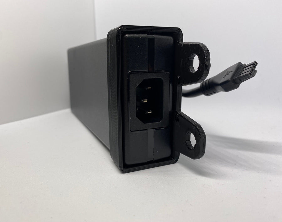 PSU Mount for Thrustmaster T818 - Sim Racing Brackets for Power Supply, Power brick Mount Aluminium Profile for Thrustmaster T818 DD