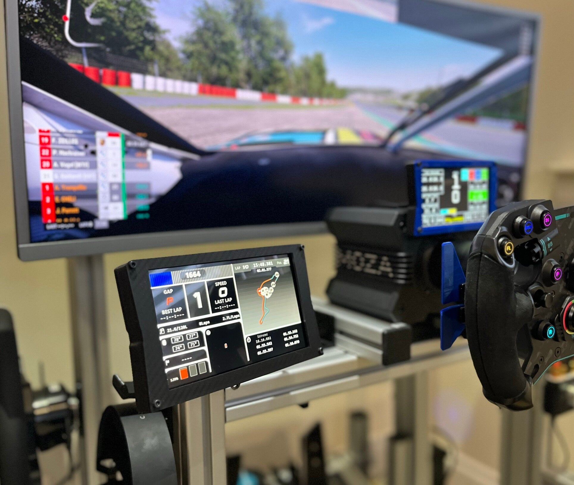 Button Box VESA Mount 75mm - Sim Racing Button Box Cockpit Mount ...