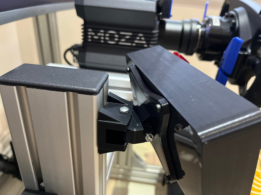 Button Box VESA Mount 75mm with M5/M4/M3 Holes - 2 Axis adjustable button box mounting, Sim Rig Upgrade, Button Box Mount, VESA Pattern