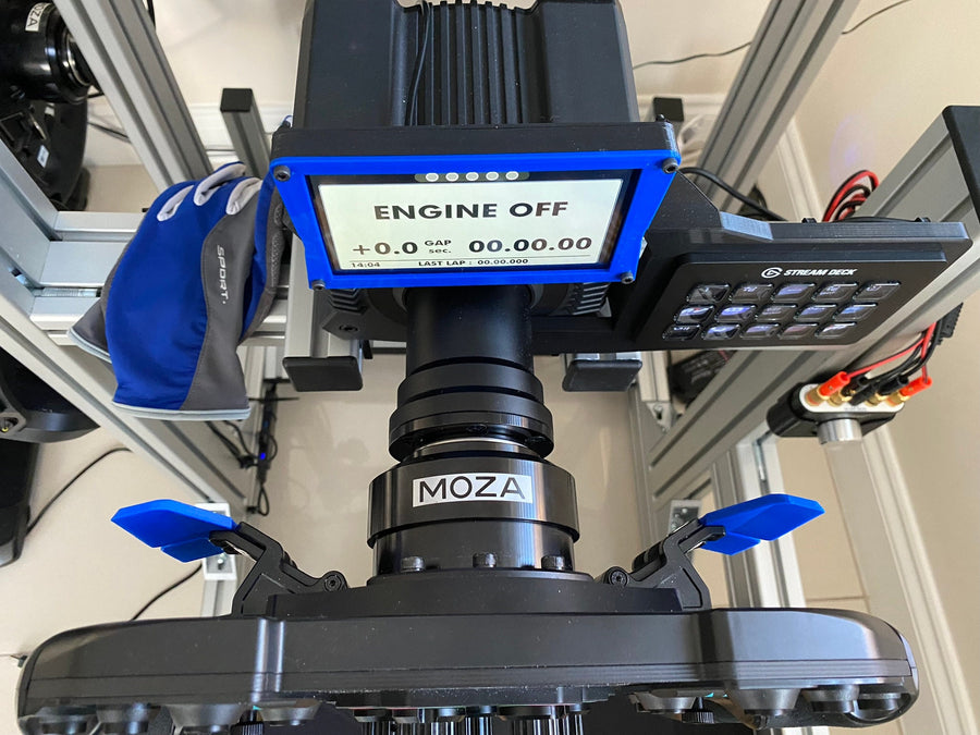 MOZA Racing GS Steering Wheel Shifter Upgrade Kit. Child friendly MOZA Steering wheel closer shifters