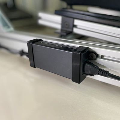 PSU Mount for Thrustmaster T818 - Sim Racing Brackets for Power Supply, Power brick Mount Aluminium Profile for Thrustmaster T818 DD