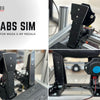 Bass Shaker Mount for MOZA SRP pedals - ABS simulator for Moza S-rp pedals, tactile transducer mount & adapter, Srp pedals abs kit for moza