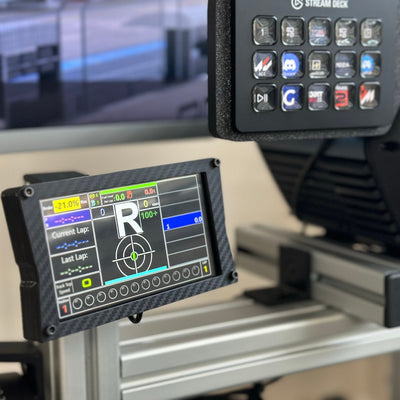 VoCore 5" Enclosure and Mounting Hardware for Aluminium Cockpits - Sim Racing Touchscreen, VoCore 5 Inches Case, Sim racing Add-on Upgrade