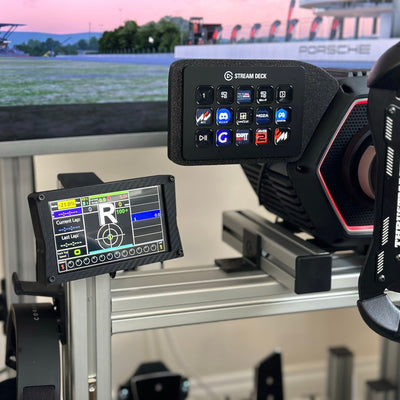 VoCore 5" Enclosure and Mounting Hardware for Aluminium Cockpits - Sim Racing Touchscreen, VoCore 5 Inches Case, Sim racing Add-on Upgrade