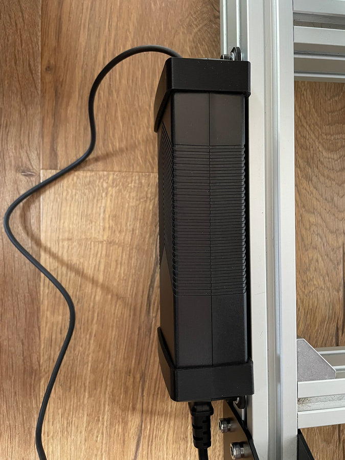 Logitech G Pro sim racing accessory. G PRO Wheel PSU Mount, Power Supply stand for aluminium cockpits. Logitech G PRO Extrusions mount 3060 8040