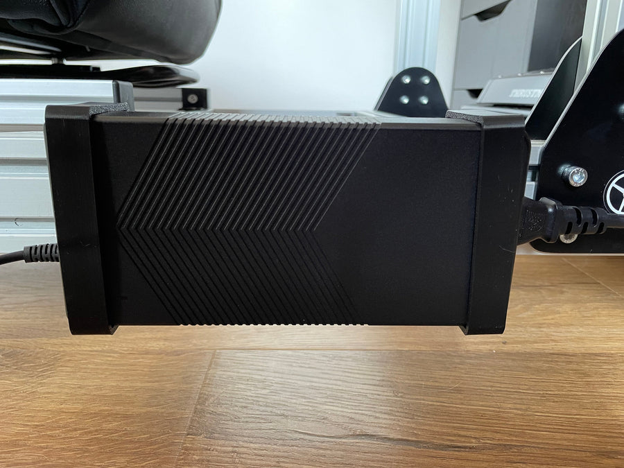 Logitech G Pro sim racing accessory. G PRO Wheel PSU Mount, Power Supply stand for aluminium cockpits. Logitech G PRO Extrusions mount 3060 8040