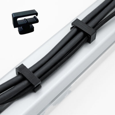 Flat Cable Clips for 40 series Aluminium Profile (Extrusions) Sim Racing Cockpit, Cable Management idea for sim racers, Flight Simulator