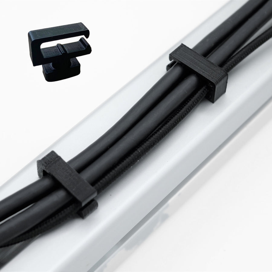 Flat Cable Clips for 40 series Aluminium Profile (Extrusions) Sim Racing Cockpit, Cable Management idea for sim racers, Flight Simulator