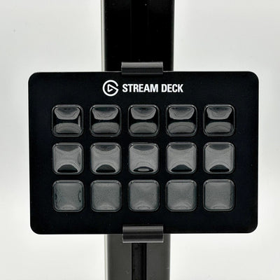StreamDeck MK2 Mount for Aluminium Profile Extrusions 4080 3060, Sim Rig Cockpit, Button Box Mount, Flight Simulator, 2 Axis Adjustable