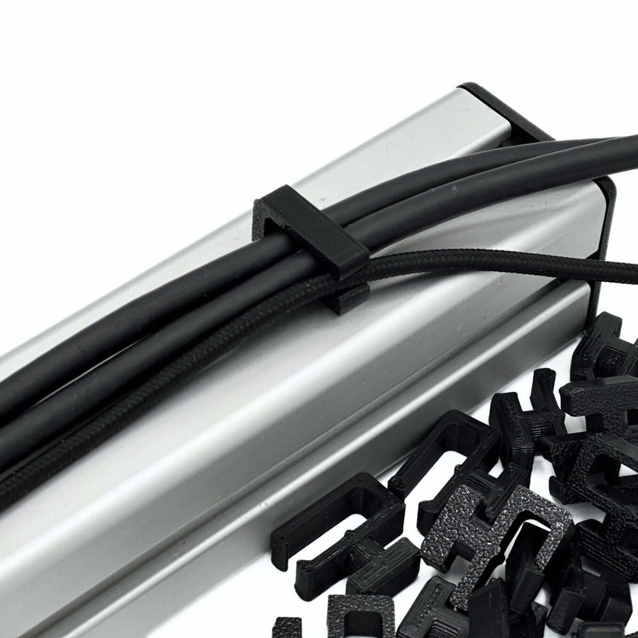 Flat Cable Clips for 40 series Aluminium Profile (Extrusions) Sim Racing Cockpit, Cable Management idea for sim racers, Flight Simulator