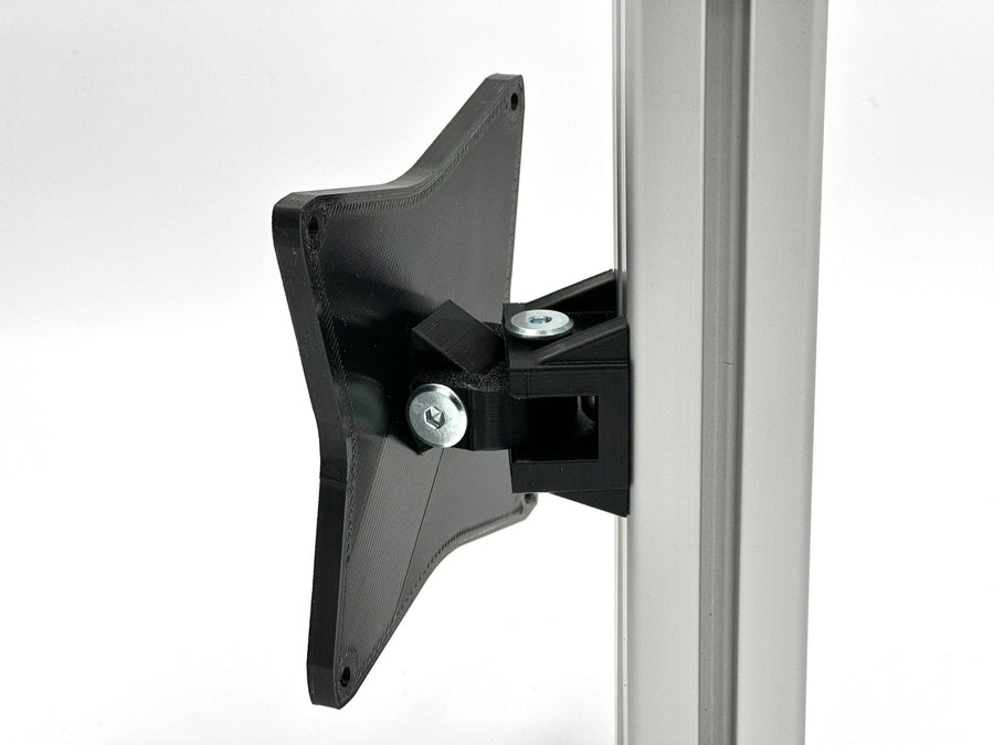 Button Box VESA Mount 100 mm with M5/M4/M3 Holes - 2 Axis adjustable button box mounting, Sim Rig Upgrade, Button Box Mount, VESA Pattern