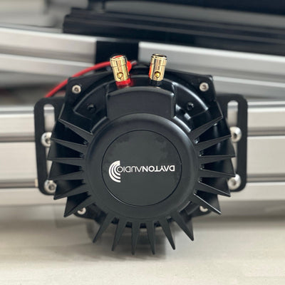 BST-1 Mount - Minimal Adjustable Tactile Bass Shaker Mount for Sim Racing, Flight Simulator Adapter, Dayton Audio BST mount Aluminum 4080