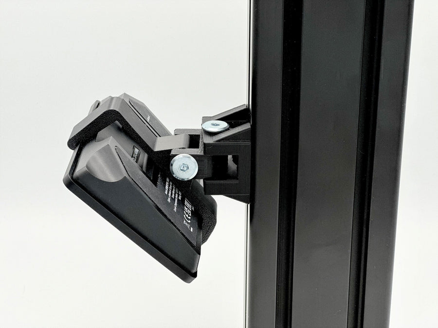 StreamDeck MK2 Mount for Aluminium Profile Extrusions 4080 3060, Sim Rig Cockpit, Button Box Mount, Flight Simulator, 2 Axis Adjustable