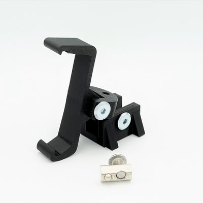 StreamDeck MK2 Mount for Aluminium Profile Extrusions 4080 3060, Sim Rig Cockpit, Button Box Mount, Flight Simulator, 2 Axis Adjustable