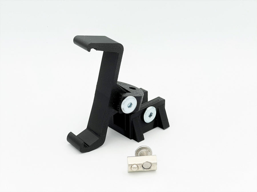 StreamDeck MK2 Mount for Aluminium Profile Extrusions 4080 3060, Sim Rig Cockpit, Button Box Mount, Flight Simulator, 2 Axis Adjustable