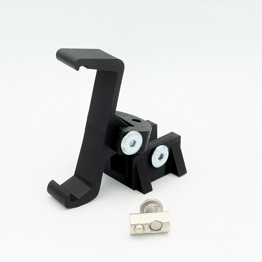 StreamDeck MK2 Mount for Aluminium Profile Extrusions 4080 3060, Sim Rig Cockpit, Button Box Mount, Flight Simulator, 2 Axis Adjustable