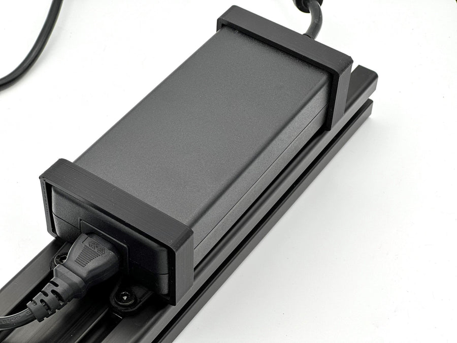 PSU Mount for Fanatec CSL DD 8nm - Brackets for power adapter, psu holder for Aluminium Profiles Sim Racing Cockpits active 3060 & 8040