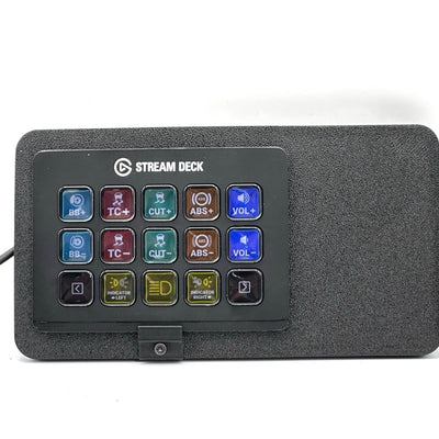 Extended StreamDeck Mk2 Mount for FANATEC DD CSL podium pro - Elgato Cable Management Mount, Stream Deck mount 15 keys, Streamer setup