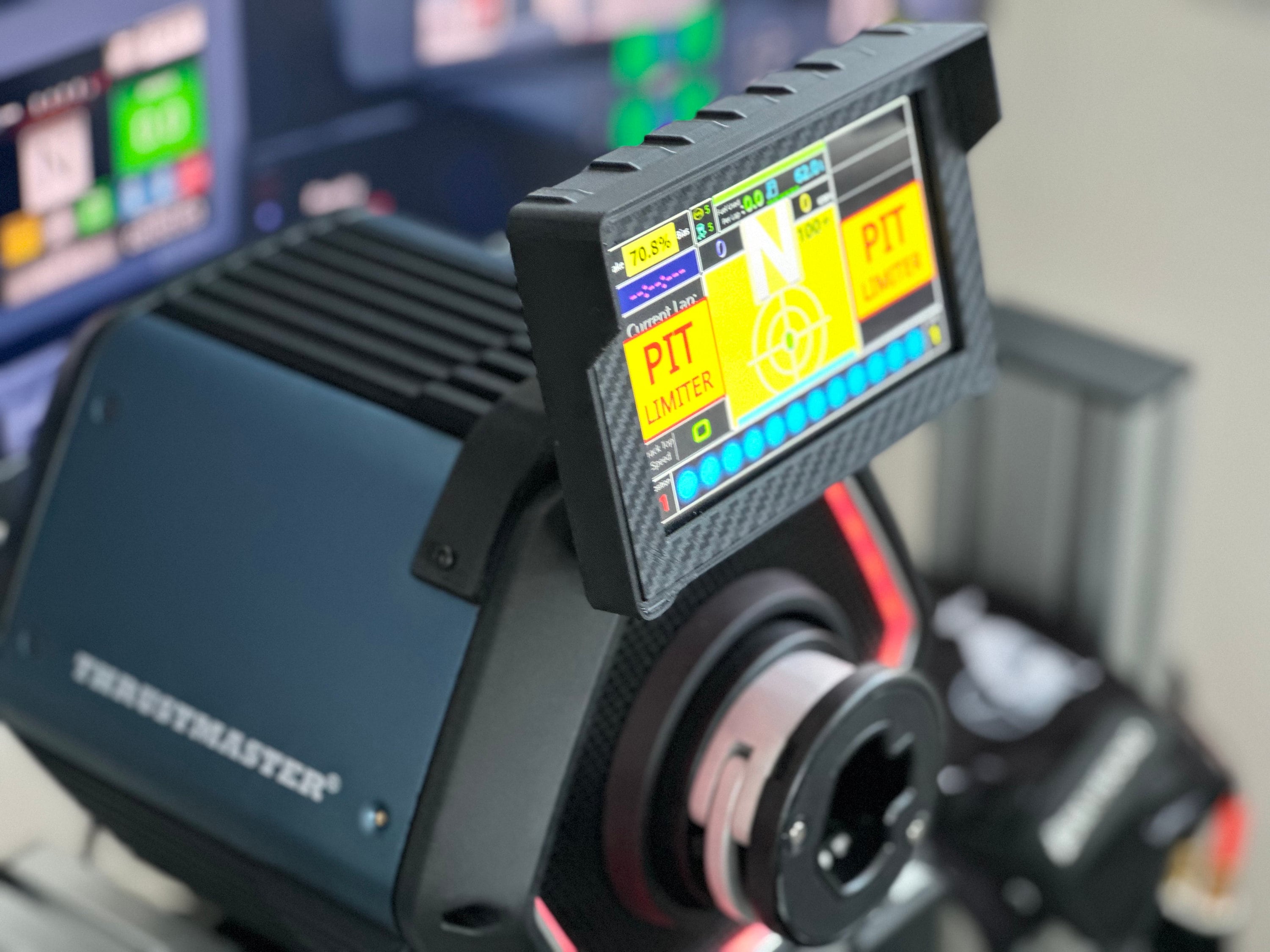5” Sim Racing Dashboard for MOZA, Fanatec & Thrustmaster T818 ...