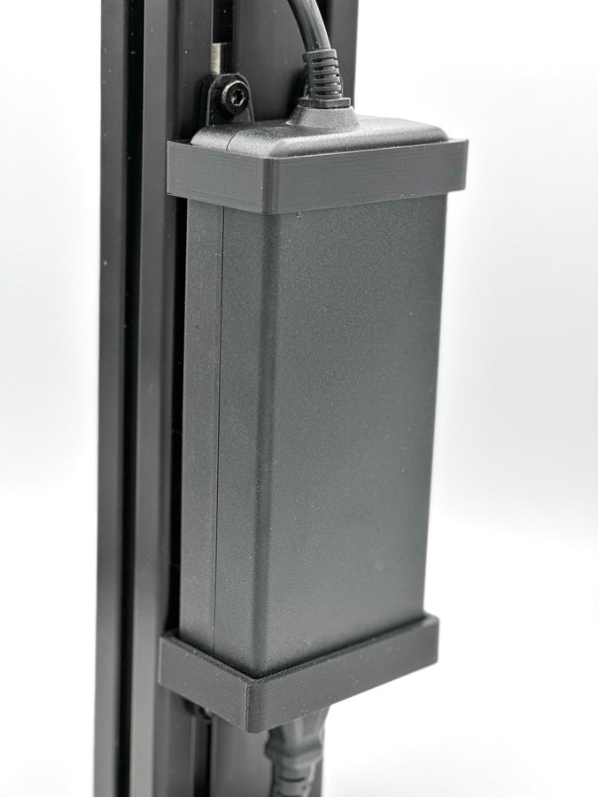 PSU Mount for Fanatec CSL DD 8nm - Brackets for power adapter, psu holder for Aluminium Profiles Sim Racing Cockpits active 3060 & 8040