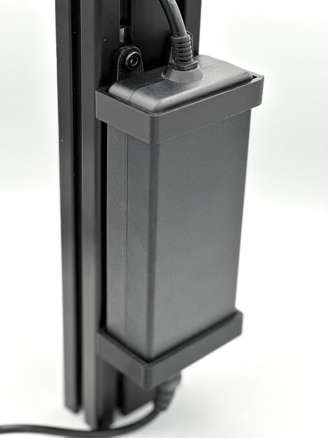 PSU Mount for Fanatec CSL DD 8nm - Brackets for power adapter, psu holder for Aluminium Profiles Sim Racing Cockpits active 3060 & 8040