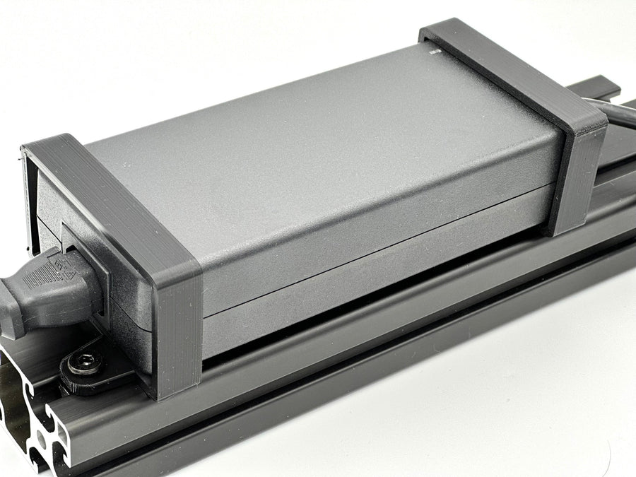 PSU Mount for Fanatec CSL DD 8nm - Brackets for power adapter, psu holder for Aluminium Profiles Sim Racing Cockpits active 3060 & 8040