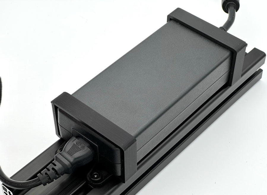 PSU Mount for Fanatec CSL DD 8nm - Brackets for power adapter, psu holder for Aluminium Profiles Sim Racing Cockpits active 3060 & 8040